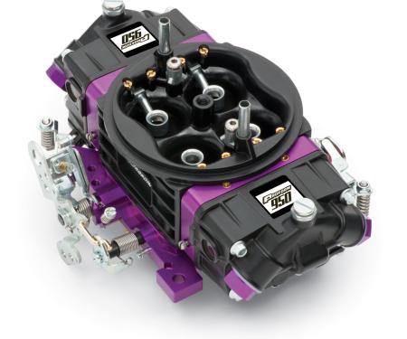 Proform Black Race Series Carburetor, 950 CFM, Mechanical Secondary, Black & Purple 67304
