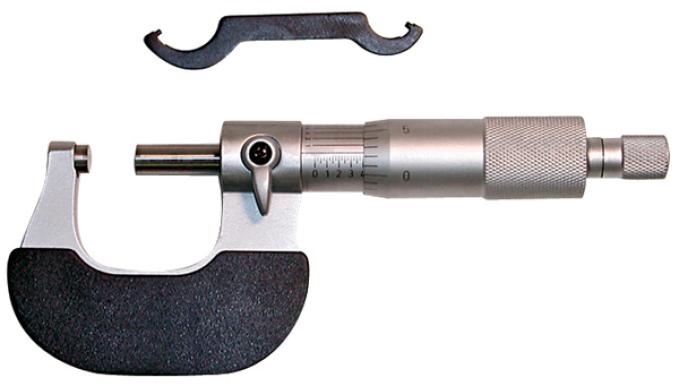 Proform Micrometer, 0 to 1 Inch Range, .0001 Increments, Carrying Case Included 67430