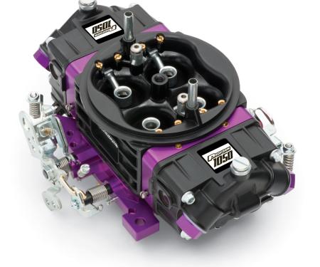 Proform Black Race Series Carburetor, 1050 CFM, Mechanical Secondary, Black & Purple 67305