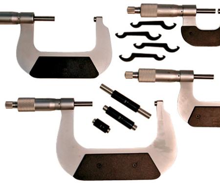 Proform Micrometer, 0 to 4 Inch Range, .0001 Increments, Carrying Case Included 67437