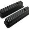 CFR Performance Aluminum Valve Covers with Bolt Kit Fits 1987-1997 Small Block Chevy SBC 5.0L/5.7L - Tall - Finned HZ-8033-3