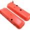 CFR Performance Steel OEM-Style Short Valve Covers Fits 1965-1972 Chevy BB 396-427-454 - Recessed Corner - 1-2 Holes HZ-9504