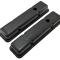 CFR Performance Steel Valve Covers for 1958-1986 Chevy Small Block 283-305-327-350 - Short Style - Stamped 350 Logo with Ball Mill HZ-9842
