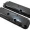 CFR Performance Steel OEM-Style Short Valve Covers Fits 1965-1972 Chevy BB 396-427-454 - Recessed Corner - 1-2 Holes HZ-9504-1