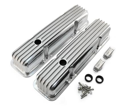 CFR Performance Aluminum Tall Valve Covers Fits 1958-86 Chevy Small Block 283-400 - Full Finned HZ-6720-3