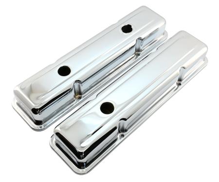 CFR Performance Steel Valve Covers Fits 1958-1986 Small Block Chevy SBC 283-400 - Short Style HZ-9518