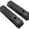 CFR Performance Steel Valve Covers for 1958-1986 Chevy Small Block 283-305-327-350 - Short Style - Stamped 350 Logo with Ball Mill HZ-9842