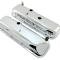 CFR Performance Steel OEM-Style Short Valve Covers Fits 1965-1972 Chevy BB 396-427-454 - Recessed Corner - 1-2 Holes HZ-9504
