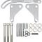 CFR Performance 1957-2007 Chevrolet Steel Power Steering Bracket Set Fits Chevy Small Block - SWP & LWP HZ-9200