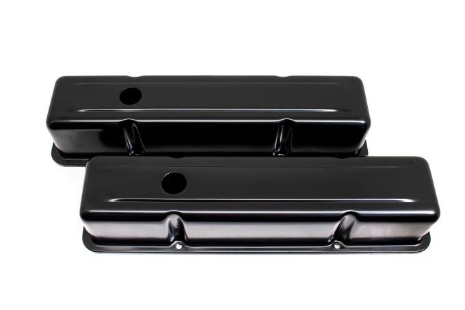 CFR Performance Steel Tall Valve Covers - Fits 1958-86 Chevy Small Block 283-400 - 1 Hole HZ-9215