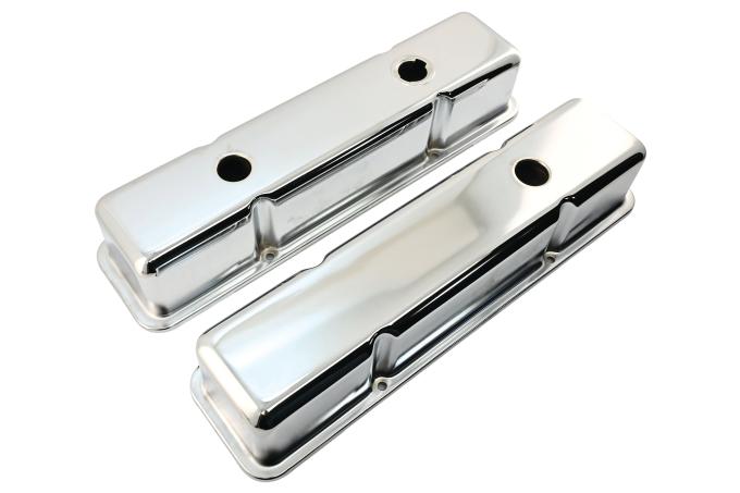 CFR Performance Steel Tall Valve Covers Fits 1958-1986 Small Block Chevy SBC 283-400 - Smooth HZ-9519
