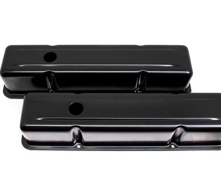 CFR Performance Steel Tall Valve Covers - Fits 1958-86 Chevy Small Block 283-400 - 1 Hole HZ-9215