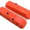 CFR Performance Steel OEM-Style Tall Valve Covers Fits 1965-1972 Chevy BB 396-427-454 - Recessed Corner - 1-2 Holes HZ-9504-T