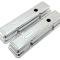 CFR Performance Steel Valve Covers for 1958-1986 Chevy Small Block 283-305-327-350 - Short Style - Stamped 350 Logo with Ball Mill HZ-9842