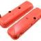 CFR Performance Steel OEM-Style Short Valve Covers Fits 1965-1972 Chevy BB 396-427-454 - Recessed Corner - 1-2 Holes HZ-9504