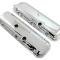 CFR Performance Steel OEM-Style Short Valve Covers Fits 1965-1972 Chevy BB 396-427-454 - Recessed Corner - 1-2 Holes HZ-9504-1