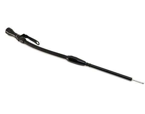 CFR Performance 1980-Up Chevy Small Block Flexible Engine Oil Dipstick - Black Braided CFR-2001-PBK