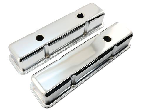 CFR Performance Steel Tall Valve Covers Fits 1958-1986 Small Block Chevy SBC 283-400 - Smooth HZ-9519