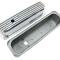 CFR Performance Aluminum Valve Covers with Bolt Kit Fits 1987-1997 Small Block Chevy SBC 5.0L/5.7L - Tall - Finned HZ-8033-3