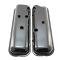 CFR Performance Steel OEM-Style Short Valve Covers Fits 1965-1972 Chevy BB 396-427-454 - Recessed Corner - 1-2 Holes HZ-9504