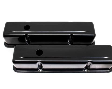 CFR Performance Steel Tall Valve Covers - Fits 1958-86 Chevy Small Block 283-400 - 1 Hole HZ-9215