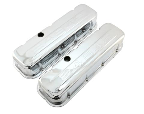CFR Performance Tall Steel Valve Covers Fits 1965-1995 Big Block Chevy BBC 396 - 454 Logo HZ-9843