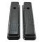 CFR Performance Steel Valve Covers for 1958-1986 Chevy Small Block 283-305-327-350 - Short Style - Stamped 350 Logo with Ball Mill HZ-9842