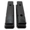 CFR Performance Steel Tall Valve Covers Baffled Fits 1958-1986 Small Block Chevy SBC 283-400 1-Hole / 2-Hole Screw-in - Black HZ-9515-PBK