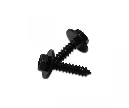 Redline Restomotive® 1984-1996 Chevrolet Corvette Rear Compartment Latch Escutcheon Screws