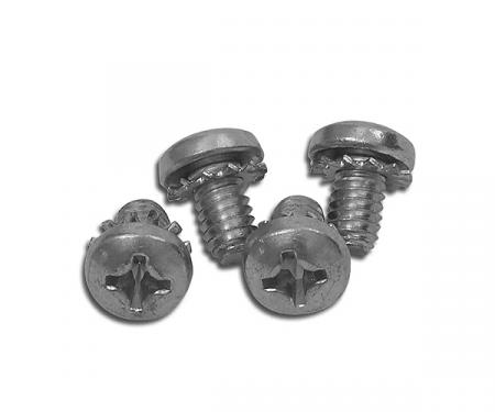 Redline Restomotive® 1963-1967 Chevrolet Corvette 4 Piece Convertible Top Rear Latch Retainer Screws
