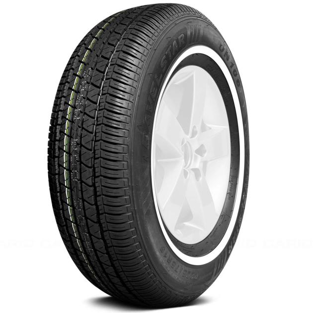 Travelstar Radial Tire 18mm Whitewall 225/75R15 502808 | Corvette