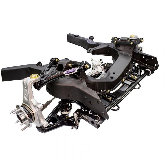 Detroit Speed C2/C3 Speedray Front Suspension with Bolt-In Upper C/O Mounts Base Shocks 550 lb/in springs 032072