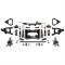 Detroit Speed C2/C3 Speedray Front Suspension with Bolt-In Upper C/O Mounts Base Shocks 550 lb/in springs 032072