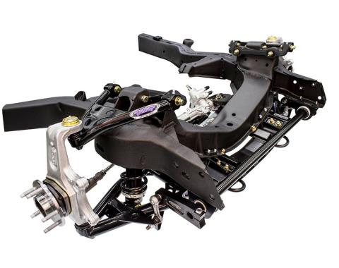 Detroit Speed C2/C3 Speedray Front Suspension with Fabricated Upper C/O Mounts Base Shocks 550 lb/in spring 032070