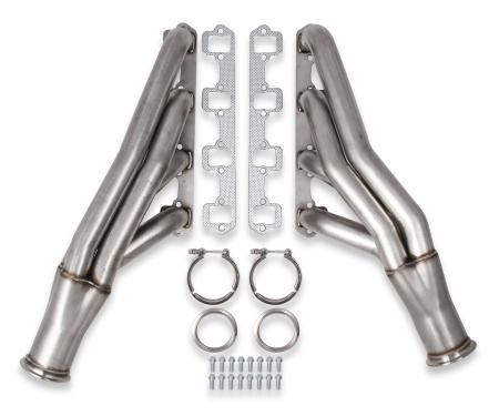 FlowTech Small Block Ford Turbo Headers, Natural 304 Stainless Steel 12164FLT
