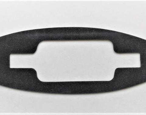 Corvette Convertible Top Rear Latch Gasket, on Deck, 1956-1962