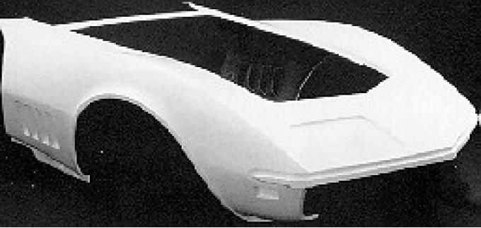 Corvette Front End, Center Wheel Well Forward, 1980-1982