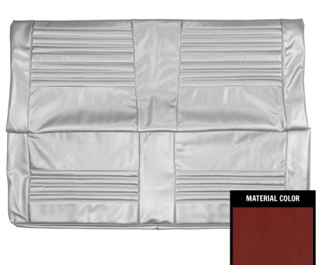 PUI Interiors 1967 Chevrolet Chevelle 2 Door Sedan Red Rear Seat Cover 67AS30S