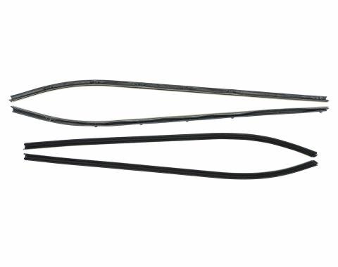 PUI Interiors 1969-1982 Chevrolet Corvette Convertible 4 Piece Window Felt Kit F232-2