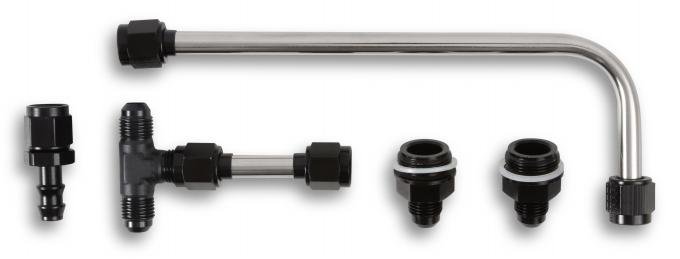 Quick Fuel Technology Dual Feed Fuel Line #6AN (Slayer Series, Black) 34-600SL-BLKQFT