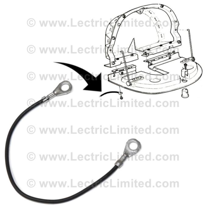 Lectric Limited 1963 Chevrolet Corvette Ground Wire VGW6300GB Lectric Limited 1963 Chevrolet Corvette Ground Wire VGW6300GB