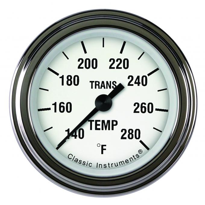 Classic Instruments White Hot 2 1/8" Transmission Temperature Gauge WH127SLF