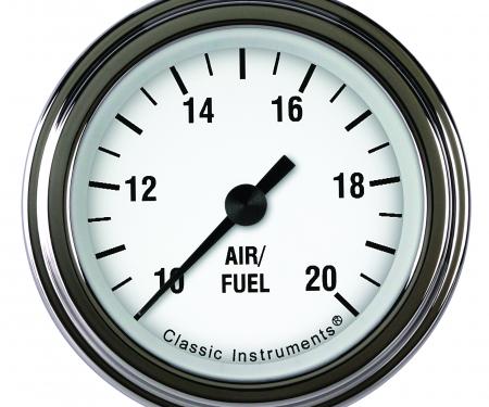 Classic Instruments White Hot 2 1/8" Air Fuel Ratio Gauge WH194SLF