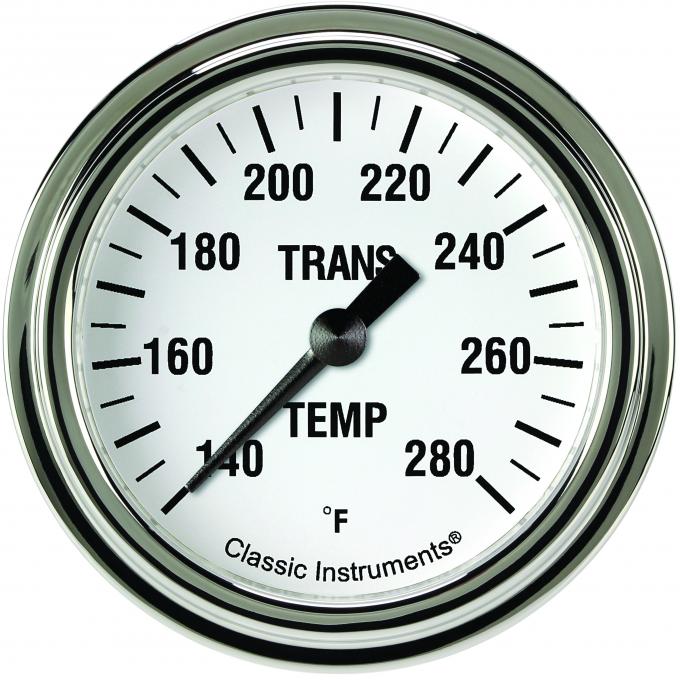 Classic Instruments White Hot 2 5/8" Transmission Temperature Gauge WH327SLF