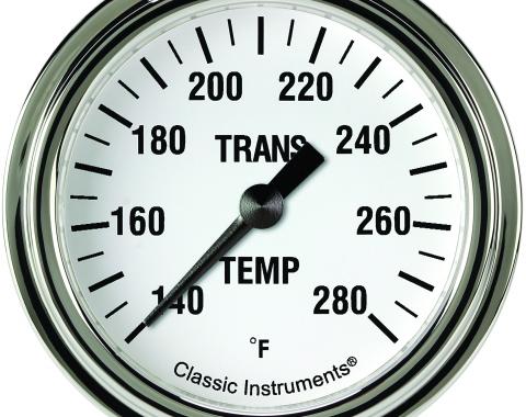 Classic Instruments White Hot 2 5/8" Transmission Temperature Gauge WH327SLF