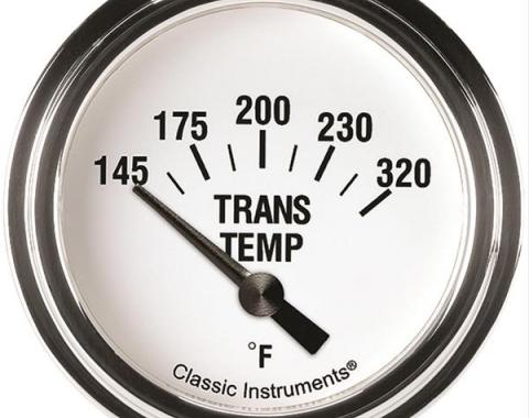 Classic Instruments White Hot 2 5/8" Transmission Temperature Gauge WH227SLF