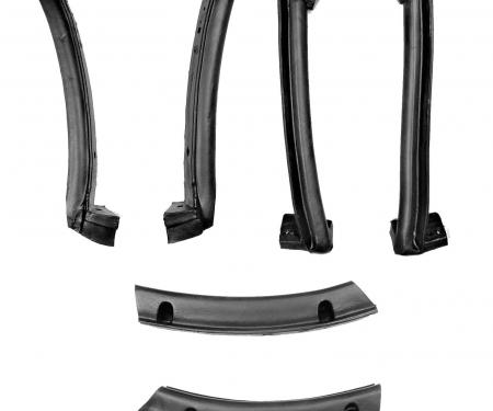 Fairchild Industries 1986-1996 Chevrolet Corvette Convertible Top Weatherstrip Kit, Front, Rear, Upper, Left and Right KG4194