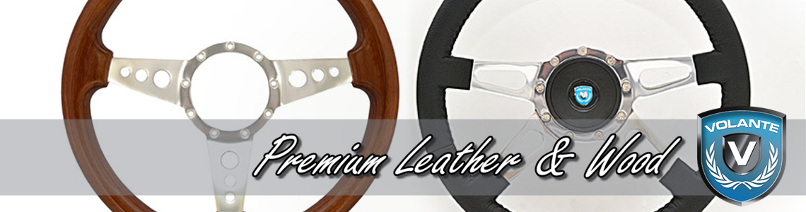 Premium Leather & Wood