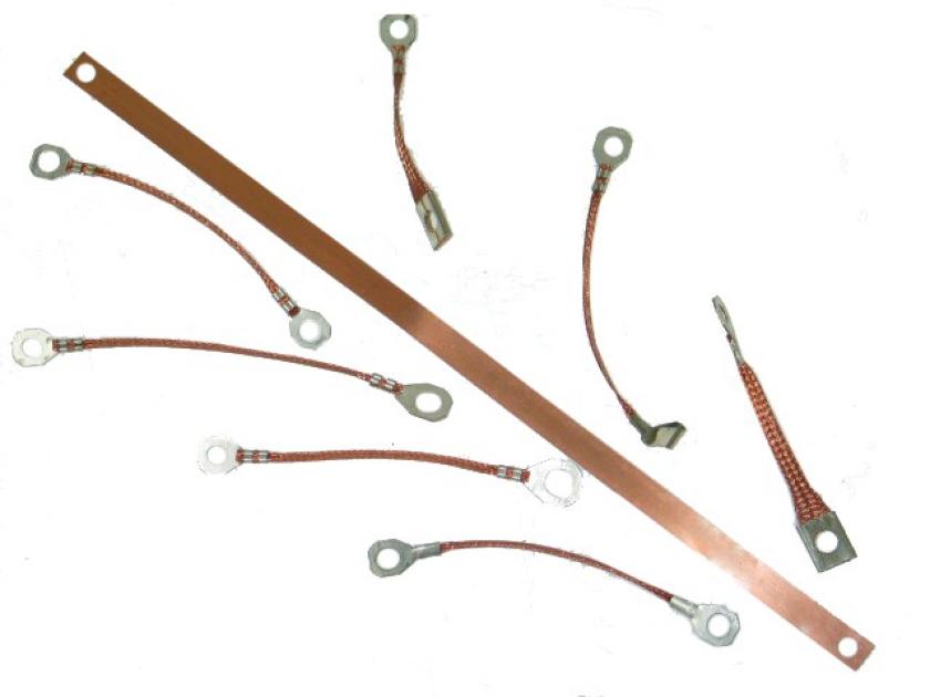 Corvette Ground Strap Kit, Standard Exhaust, 19641967 Corvette Depot