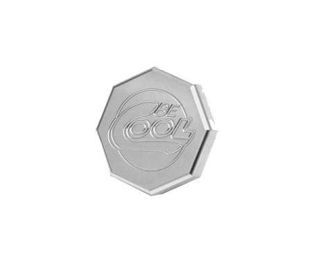 Corvette Radiator Cap, Octagon, With Natural Finish, Be Cool, 1955-1989